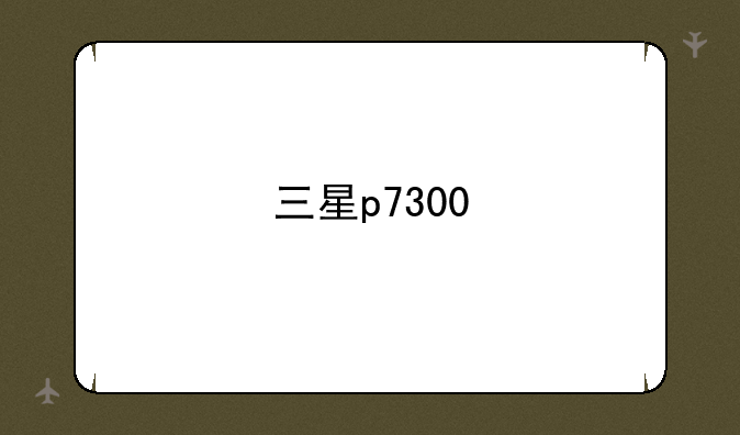 三星p7300