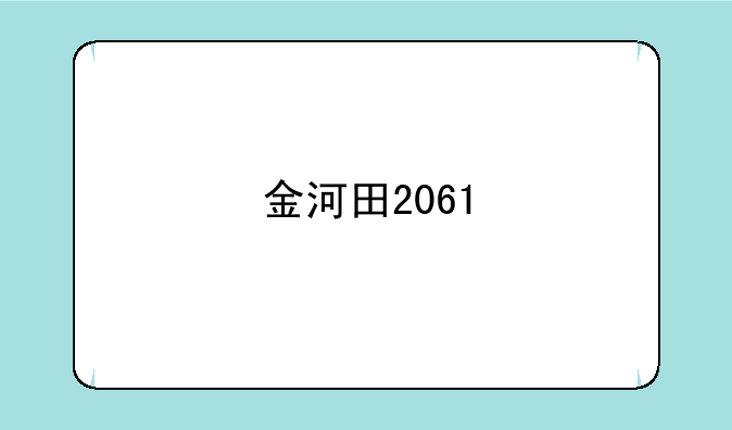 金河田2061